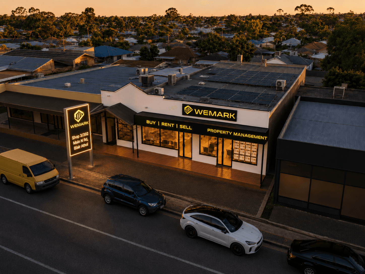 Wemark's Adelaide office and the local neighbourhood it works in